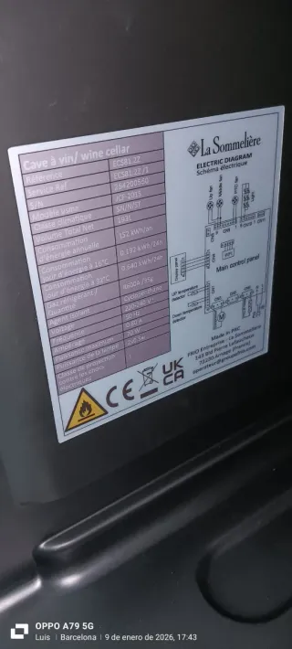 NEVERA VINOTECA 75 BOTELLAS NUEVO ORIGINAL