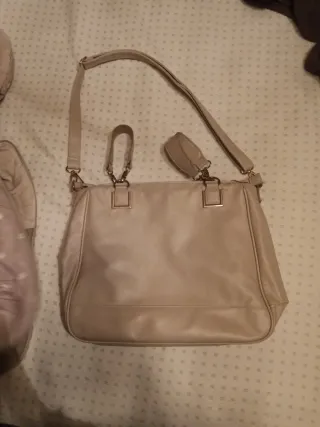 Bolso para carrito de bebé color crema Mayoral