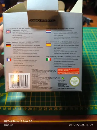 Nintendo Game Boy Advance SP Azul