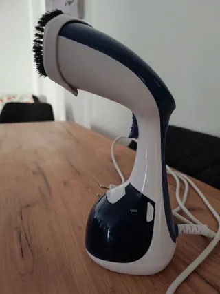 Plancha vertical Vapor Azul y Blanca