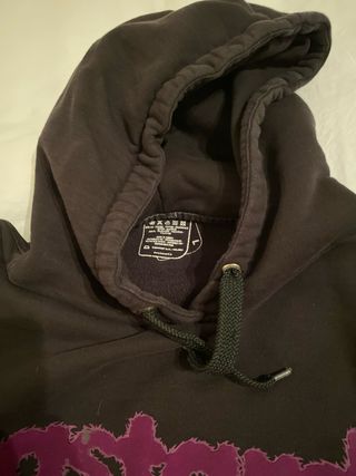 Felpa Bastard con cappuccio viola