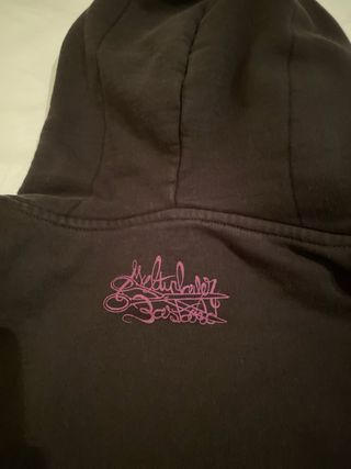 Felpa Bastard con cappuccio viola