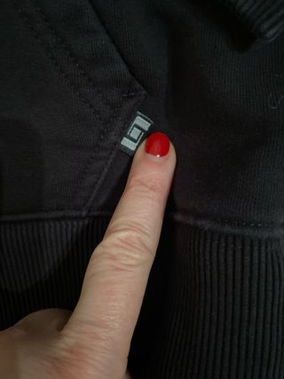 Felpa Bastard con cappuccio viola