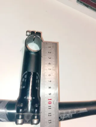 Manillar y potencia de bicicleta