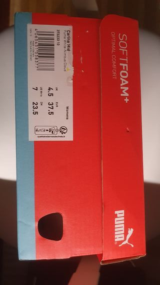 Zapatillas Puma Carina Mid T37.5 Blancas/Beige