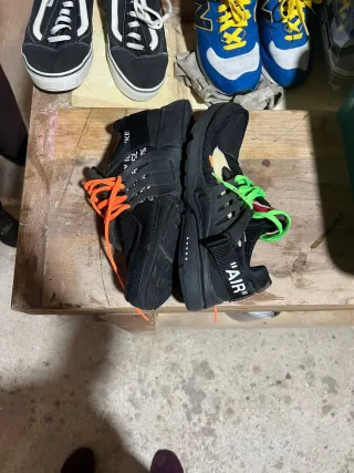 Nike Off-White Presto Naranja y Negro