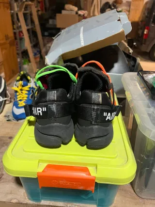 Nike Off-White Presto Naranja y Negro