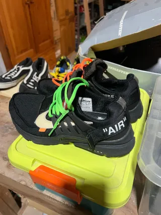 Nike Off-White Presto Naranja y Negro