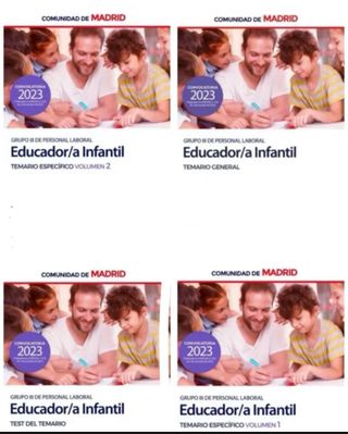 TEMARIO/LIBROS OPOSICION EDUCACION INFANTIL 2023