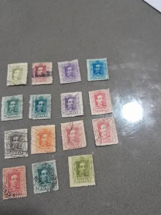 Sellos Alfonso XIII España Año 1922