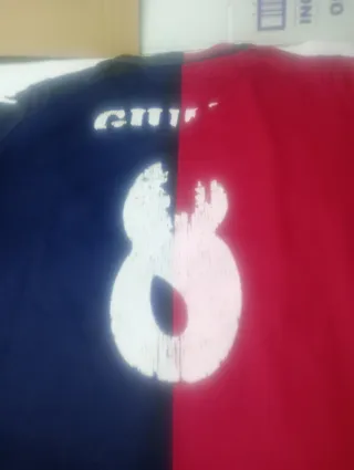 Maglietta Cagliari bambino Macron