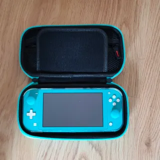 Nintendo Switch Lite Azul + Caja + Accesorios