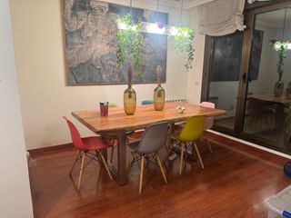 Lámpara de cristal estilo moderno.