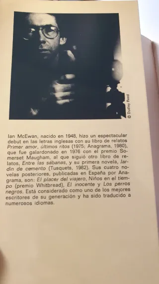 Los perros negros. Ian Mcewan