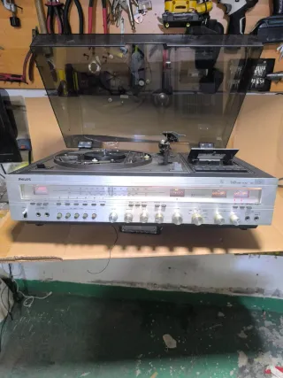 Equipo Sonido Philips HIFI TAPC Plata