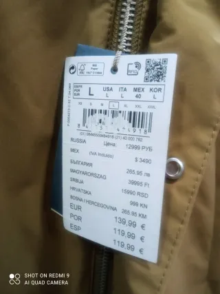 Parka Springfield Talla M