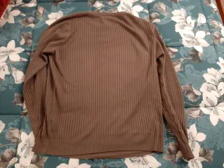 Maglioncino uomo marrone taglia XL