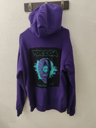 Sudadera con capucha Volcom Morada polar NEGOCIABL