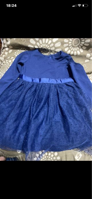 Vestito bimba Chicco blu