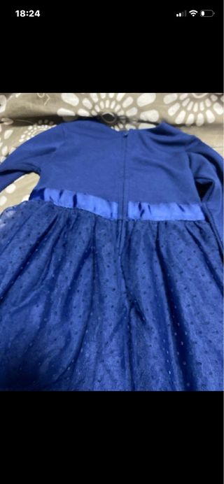 Vestito bimba Chicco blu