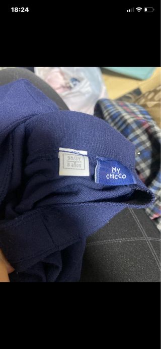 Vestito bimba Chicco blu