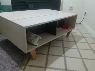 Mesa de centro elevable