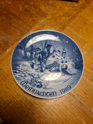 Piatto Weihnachten 1989 Edizione Limitata