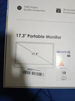 Monitor portatile Yodoit 17,3 Nero
