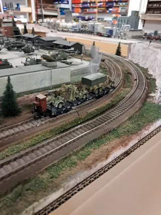 Roco Minitanks H0 88mm Transporte Ferroviario