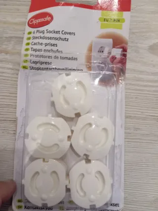 5 Protectores Enchufes Clippasafe