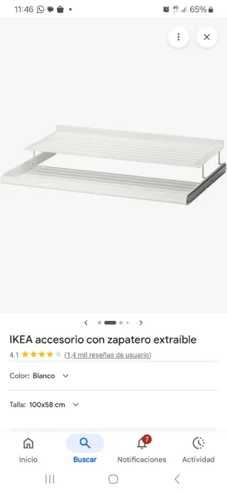 Armario Ikea madera
