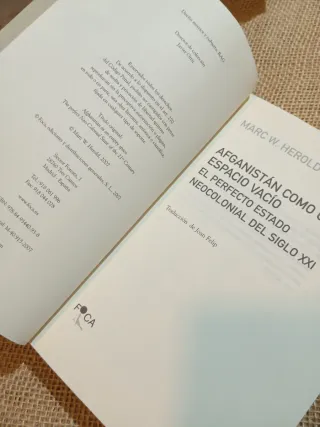 Afganistán como un espacio vacío