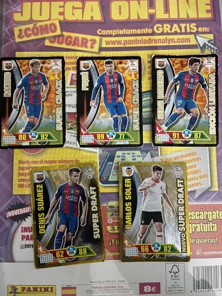 Cromos Panini Adrenalyn XL
