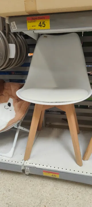 Sillas de salón o cocina blanca