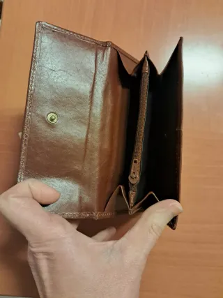 Billetera/Cartera Rossetti Marrón con Monedero