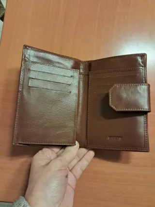 Billetera/Cartera Rossetti Marrón con Monedero