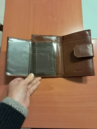 Billetera/Cartera Rossetti Marrón con Monedero