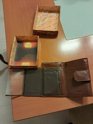 Billetera/Cartera Rossetti Marrón con Monedero