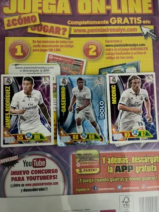 Cromos Panini Adrenalyn LaLiga Santander