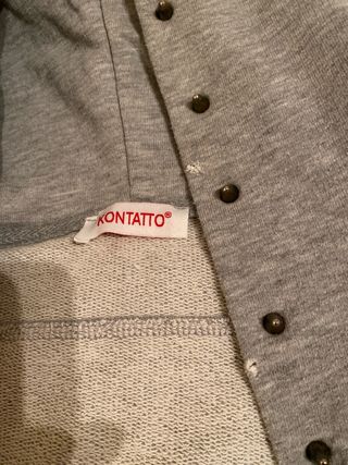 Felpa con cappuccio effetto vintage