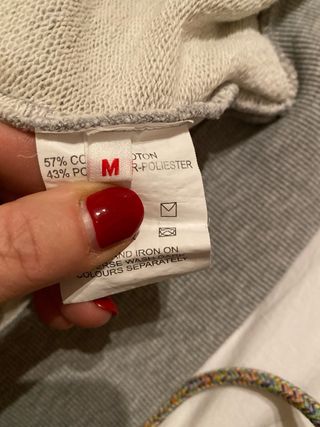 Felpa con cappuccio effetto vintage