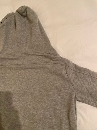 Felpa con cappuccio effetto vintage