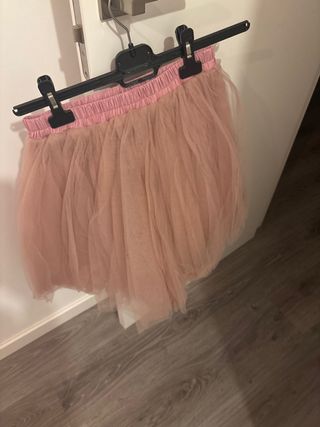 Falda tutu rosa para disfraz