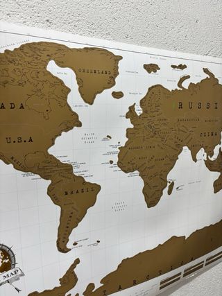 Mapa Mundi para Rascar
