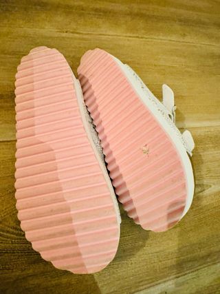 Sandalias Plataforma Doble Tira Plateadas Talla 37