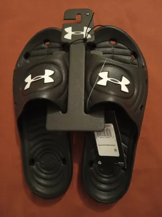 Chanclas Under Armour Hombre Talla 44 Negras