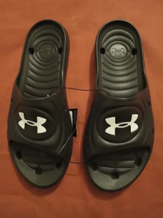 Chanclas Under Armour Hombre Talla 44 Negras