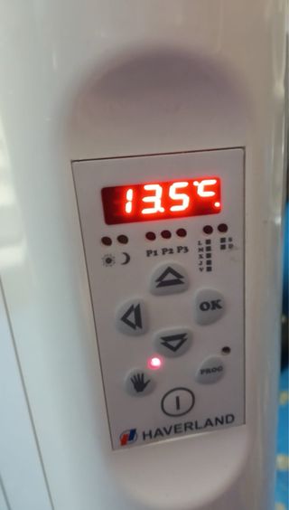 Radiador eléctrico blanco a estrenar programable