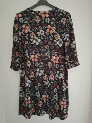 Vestido estampado floral Mango