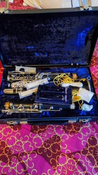 Clarinete con accesorios